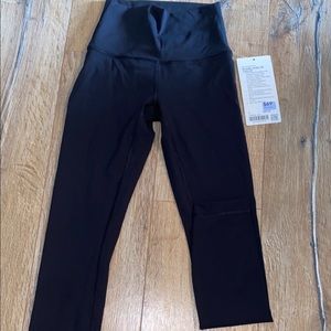 Black wunder under tight 25” lululemon leggings
